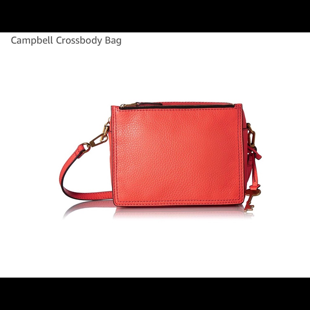 Fossil Campbell Crossbody in Lava